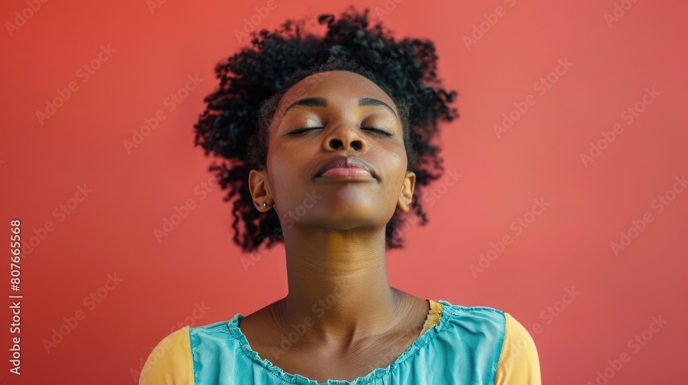 Woman nodding in affirmation Woman nodding in affirmation