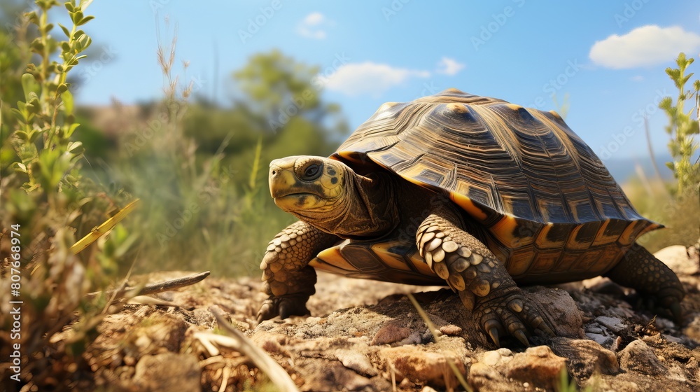Obraz premium turtle on the ground