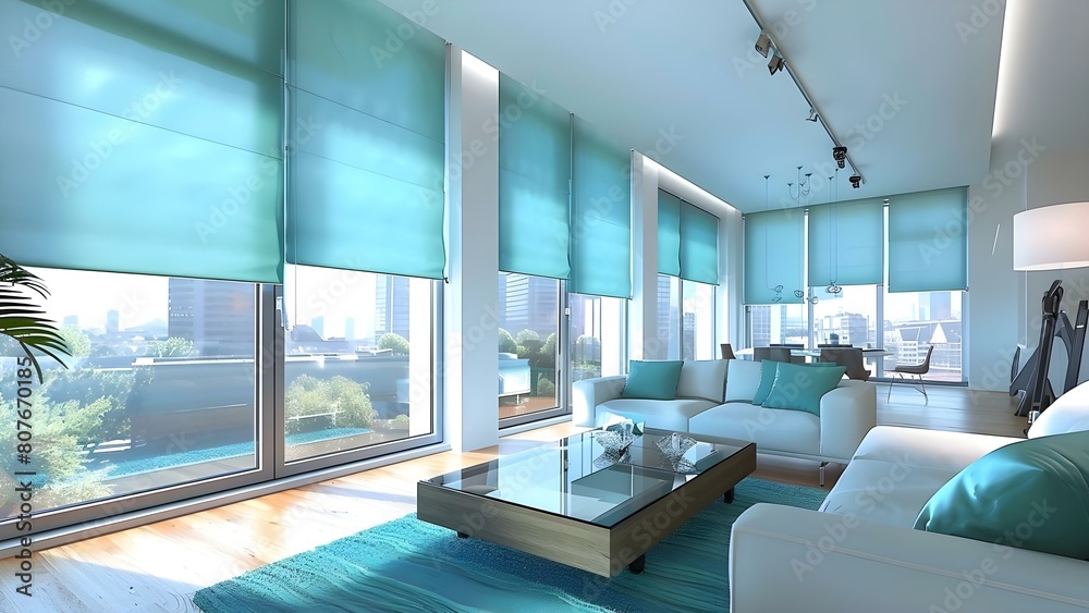 Enhancing Modern Interior Design with Motorized Roller Blinds and Solar ...
