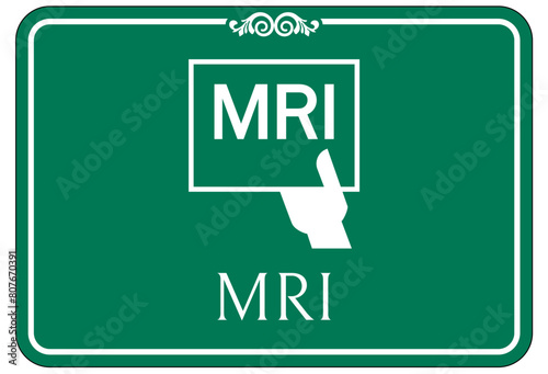 Magnetic resonance imaging (MRI) sign