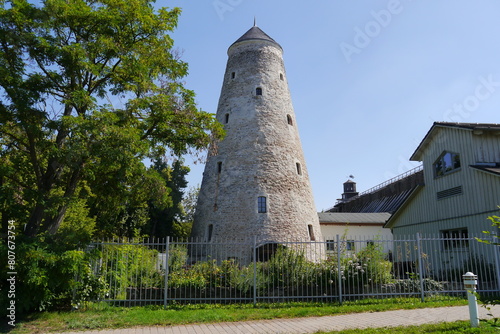 Soleturm im Kurort und Heilbad Bad Salzelmen in Schönebeck Elbe in Sachsen-Anhalt