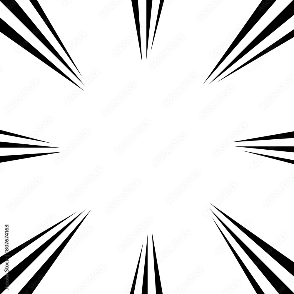 Comic Action Speed Frame Comic Action Speed Frame