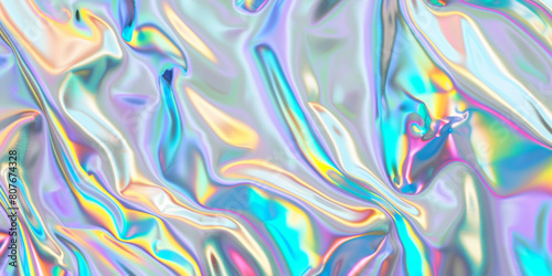 Hologram texture background. Holographic pattern shape