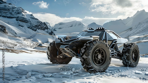 concept vehicle tailored for extreme climates, such as desert or arctic conditions