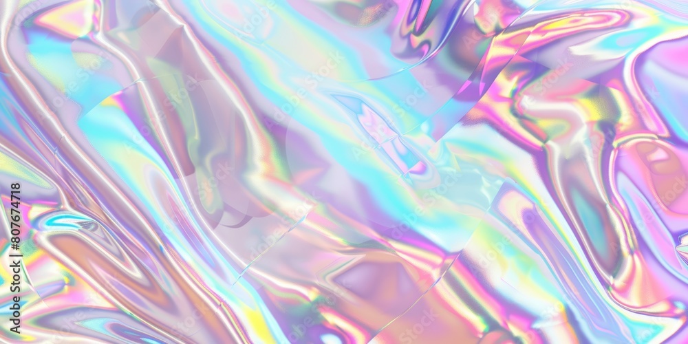 Hologram texture background. Holographic pattern shape
