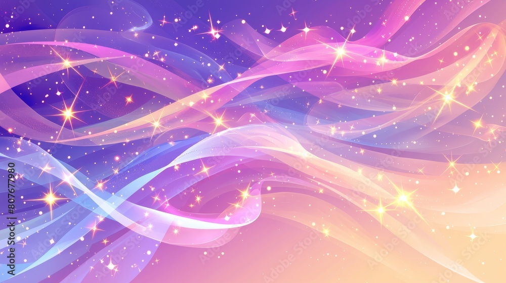 Obraz premium Celestial Festivities: Abstract Sky Party Background Collection