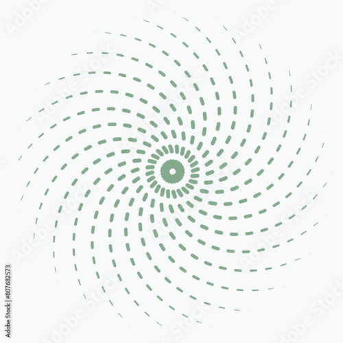 Pattern element on a white background. The vector image can be used as a decoration for fine art.