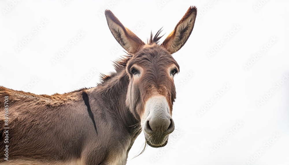Donkey isolated on white background Donkey isolated on white background