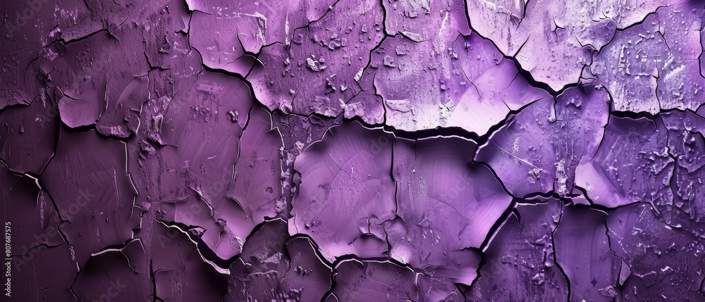 The worn purple texture tells a story of weathering, with cracks and chips providing a mosaic of the past. It serves as an abstract expression of time's relentless march. The worn purple texture tells a story of weathering, with cracks and chips providing a mosaic of the past. It serves as an abstract expression of time's relentless march.