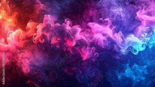 Smokey abstract modern background
