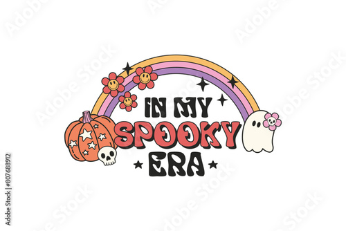 In my Spooky Era, Cute Halloween Sublimation Design