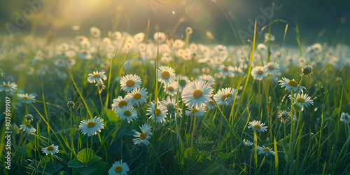 Radiant Meadows A Charming Spring Landscape