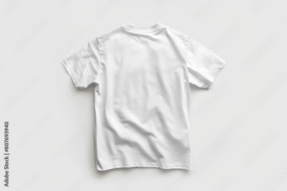 Oversized white T-shirt. Product Photography Mockup on Isolated Background Oversized white T-shirt. Product Photography Mockup on Isolated Background