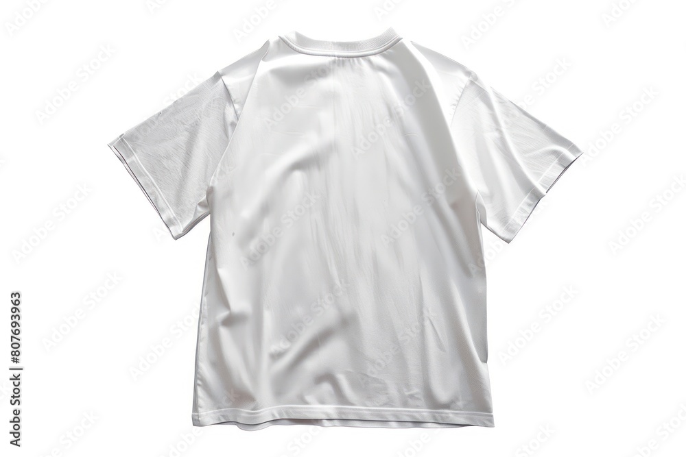 Oversized white T-shirt. Product Photography Mockup on Isolated Background Oversized white T-shirt. Product Photography Mockup on Isolated Background