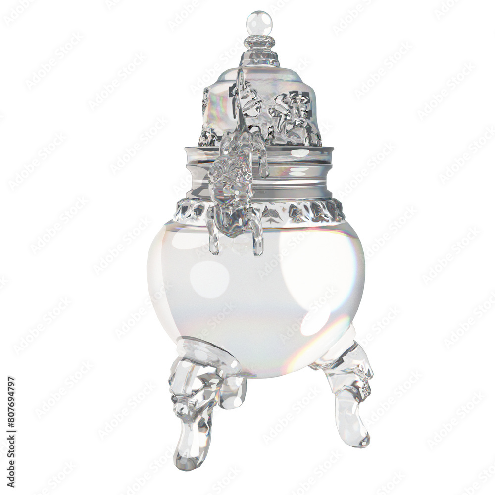 Naklejka premium chines pot dynasti 3d rendering