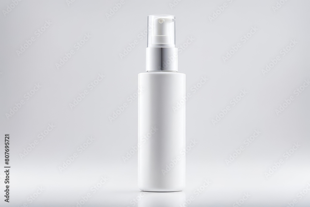 a blank Cosmetic Pump Bottle isolated on a white background
a blank Cosmetic Pump Bottle isolated on a white background