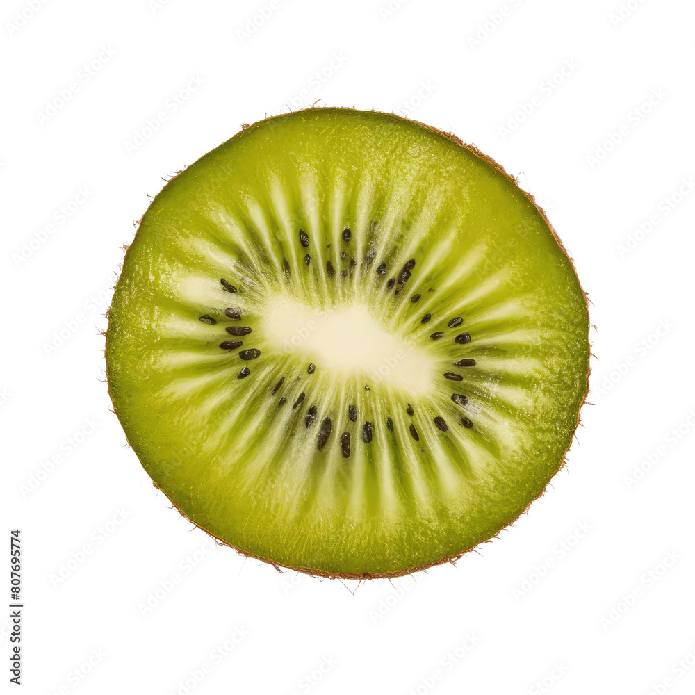 isolated kiwi fruit slice , GENERATIVE AI isolated kiwi fruit slice , GENERATIVE AI