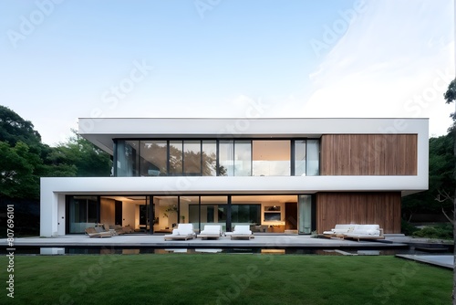 modern minimalist private house © Stefan Schurr