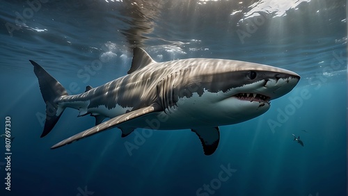 Shark in the sea Great White Shark