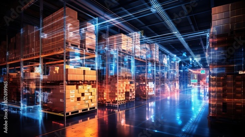 Generative AI and digital technologies streamline processes in modern retail warehouses