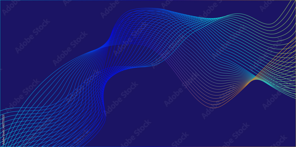 Vector abstract blue digital blend wave lines and technology background. Modern blue flowing wave lines and glowing moving lines. Futuristic technology and sound wave lines background. Vector abstract blue digital blend wave lines and technology background. Modern blue flowing wave lines and glowing moving lines. Futuristic technology and sound wave lines background.