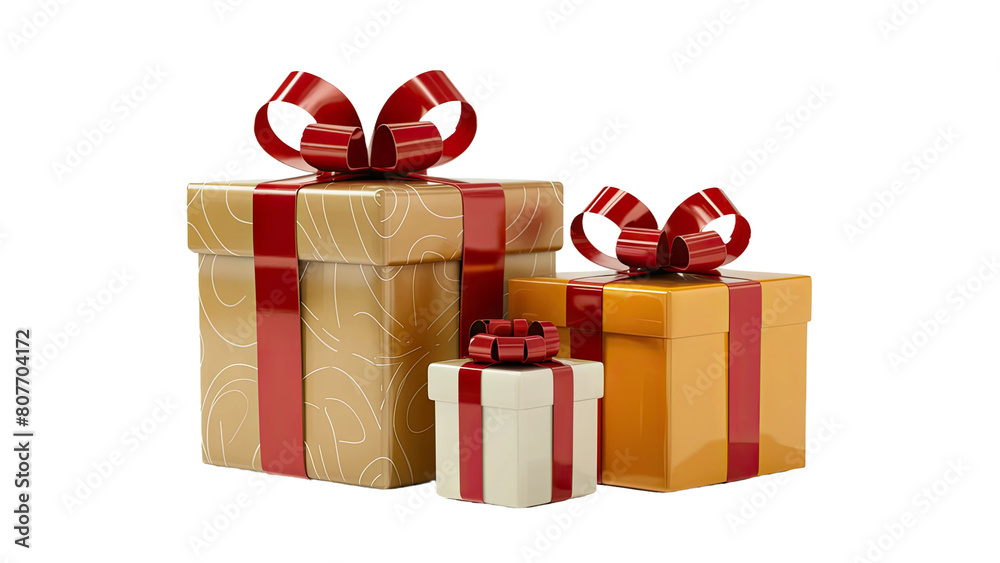 Obraz premium isolated gift box, GENERATIVE AI