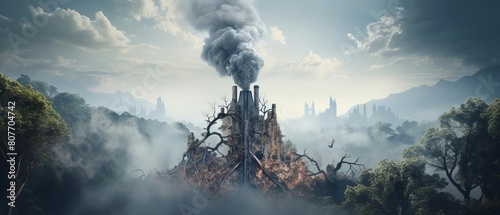 Awareness campaign visual of lungs deteriorating from smoking against a world backdrop photo