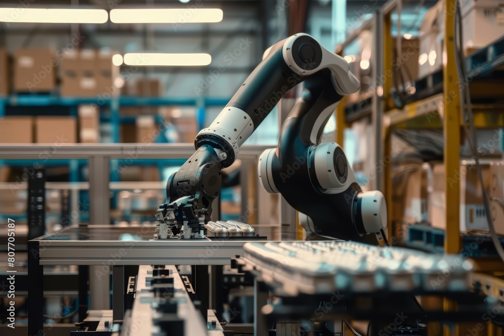 Envision a manufacturing process where robotic arms and autonomous machines work together to assemble products with precision and efficiency