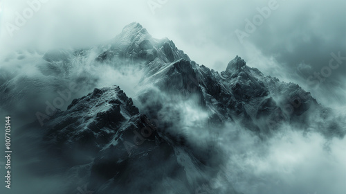 mountains and fog. Carpathians
