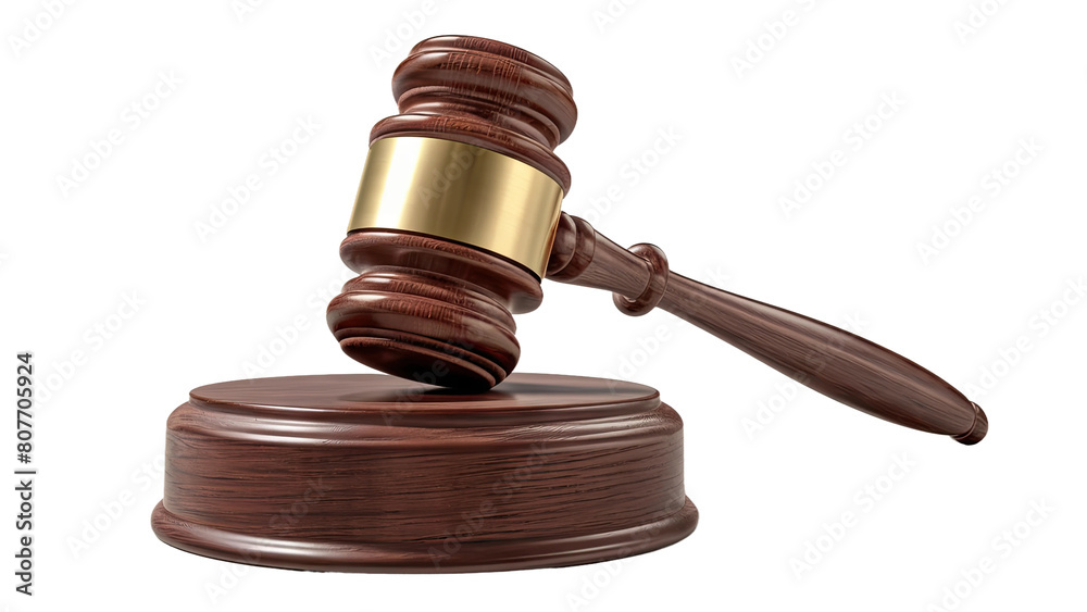 isolated gavel, GENERATIVE AI isolated gavel, GENERATIVE AI