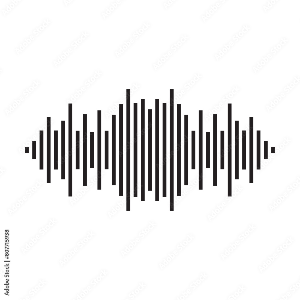 good music sound wave logo illustration good music sound wave logo illustration