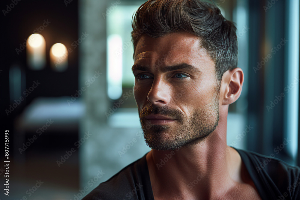 Luxury spa salon resort person have beauty relaxing procedure, Generative AI illustration picture Luxury spa salon resort person have beauty relaxing procedure, Generative AI illustration picture