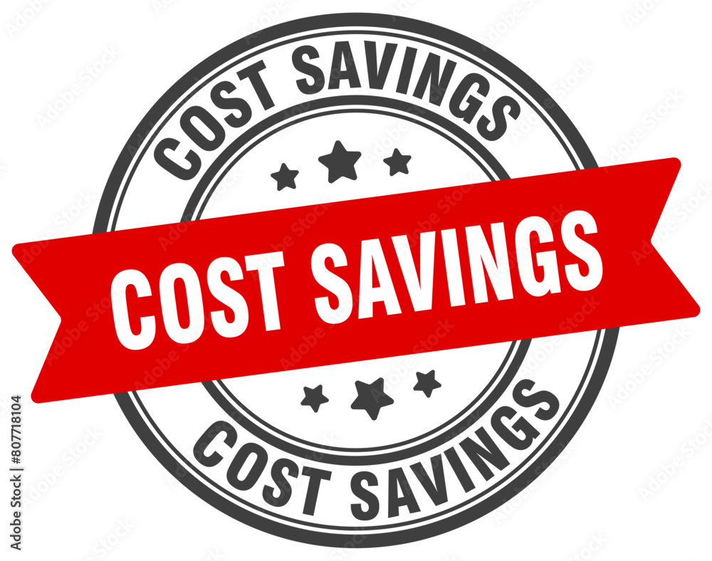 cost savings stamp. cost savings label on transparent background. round sign cost savings stamp. cost savings label on transparent background. round sign