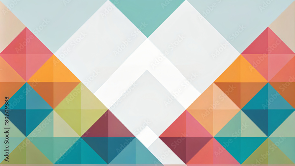 Pastel Geometric Triangle Pattern Design Texture Pastel Geometric Triangle Pattern Design Texture