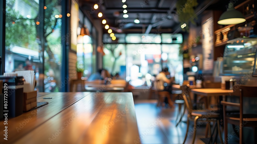Cozy café ambiance: soft-focused interior view of a trendy coffee shop, ideal for background and atmosphere visuals Cozy café ambiance: soft-focused interior view of a trendy coffee shop, ideal for background and atmosphere visuals