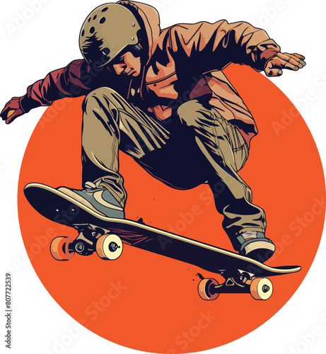 child on skateboard
