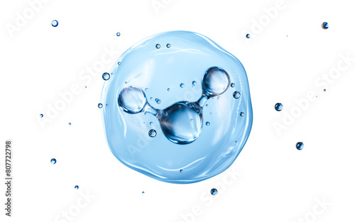 Fototapeta Naklejka Na Ścianę i Meble -  Golden molecular structure, skincare and biomedical concept, 3d rendering.