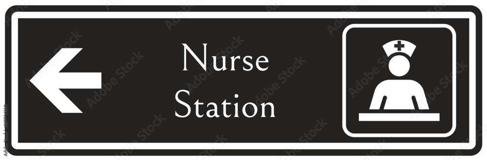 Nurse station sign