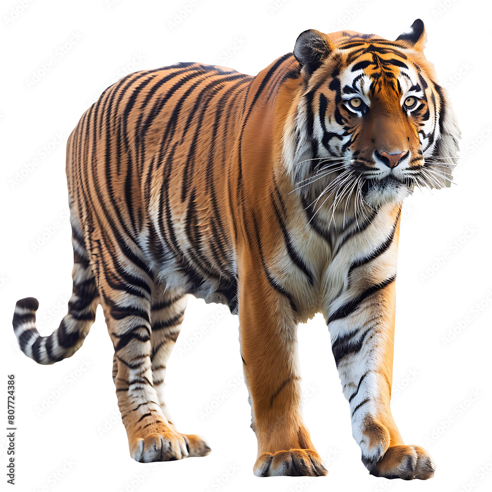Fototapeta premium Tiger animal, for a wildlife theme