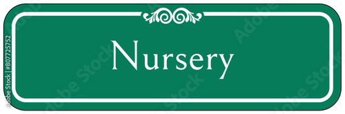 Nursery sign