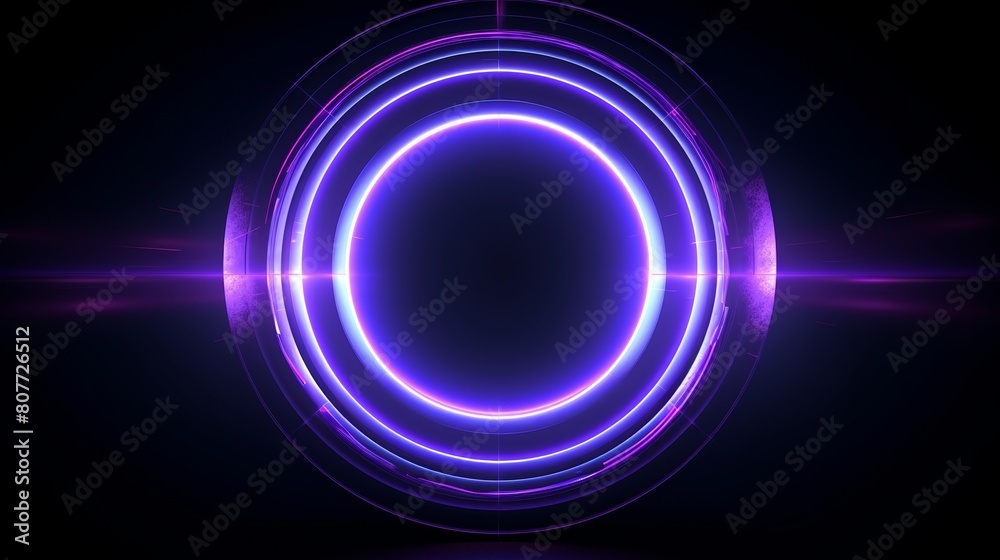 glowing purple neon circle glowing purple neon circle