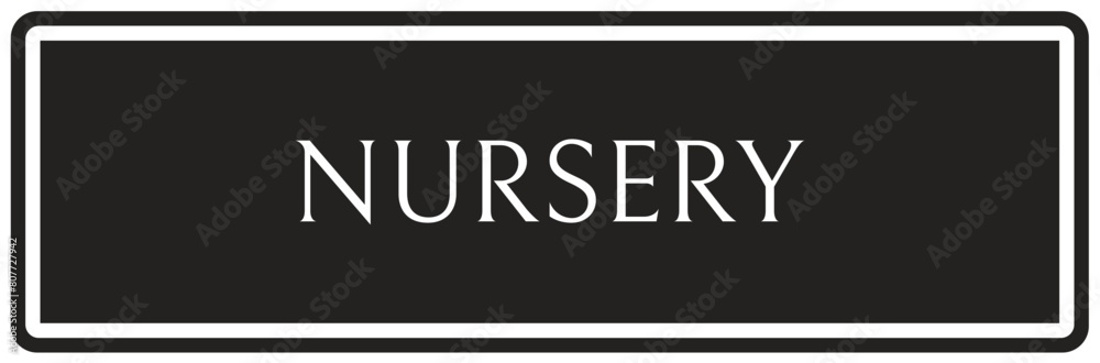 Nursery sign Nursery sign