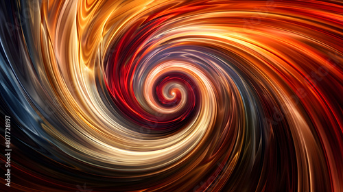 abstract Organgee cosmos swirl background with nebula smoke