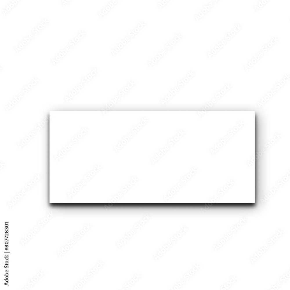 Rectangle shadow effect on transparent background Rectangle shadow effect on transparent background