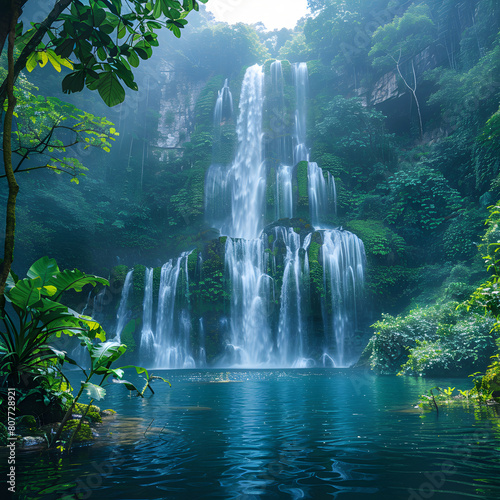 Beautiful_Waterfall_hidden_in_tropical_rainfores