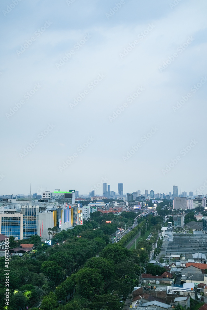 Surabaya city landscape, Surabaya is the second largest city in Indonesia, view of the Surabaya city, aerial view of a city, panorama of the city Surabaya city landscape, Surabaya is the second largest city in Indonesia, view of the Surabaya city, aerial view of a city, panorama of the city
