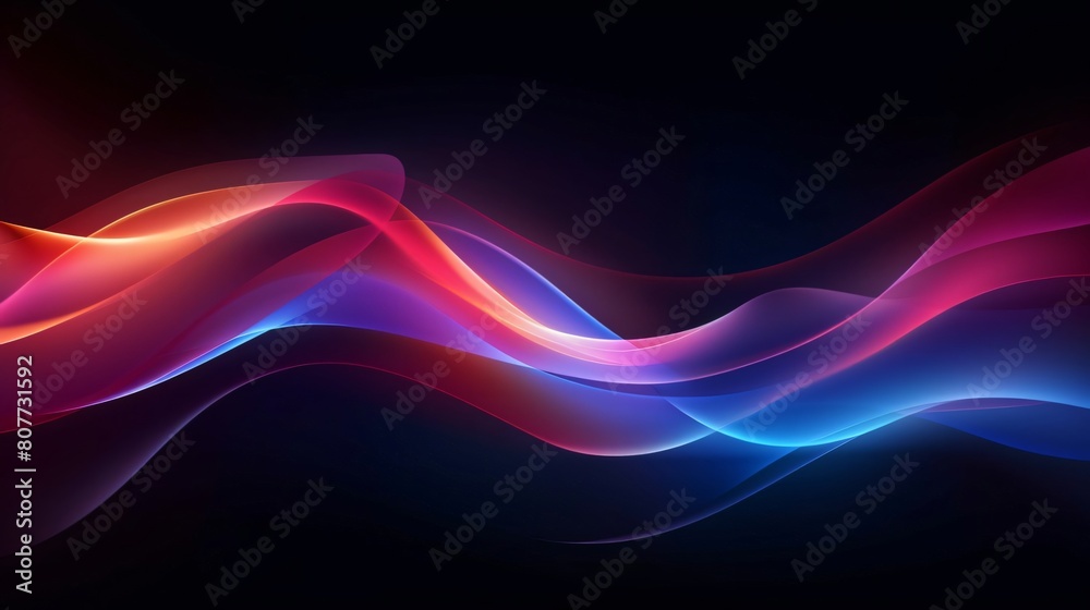 abstract background with colorful glowing light trails and glow effect on dark space abstract background with colorful glowing light trails and glow effect on dark space