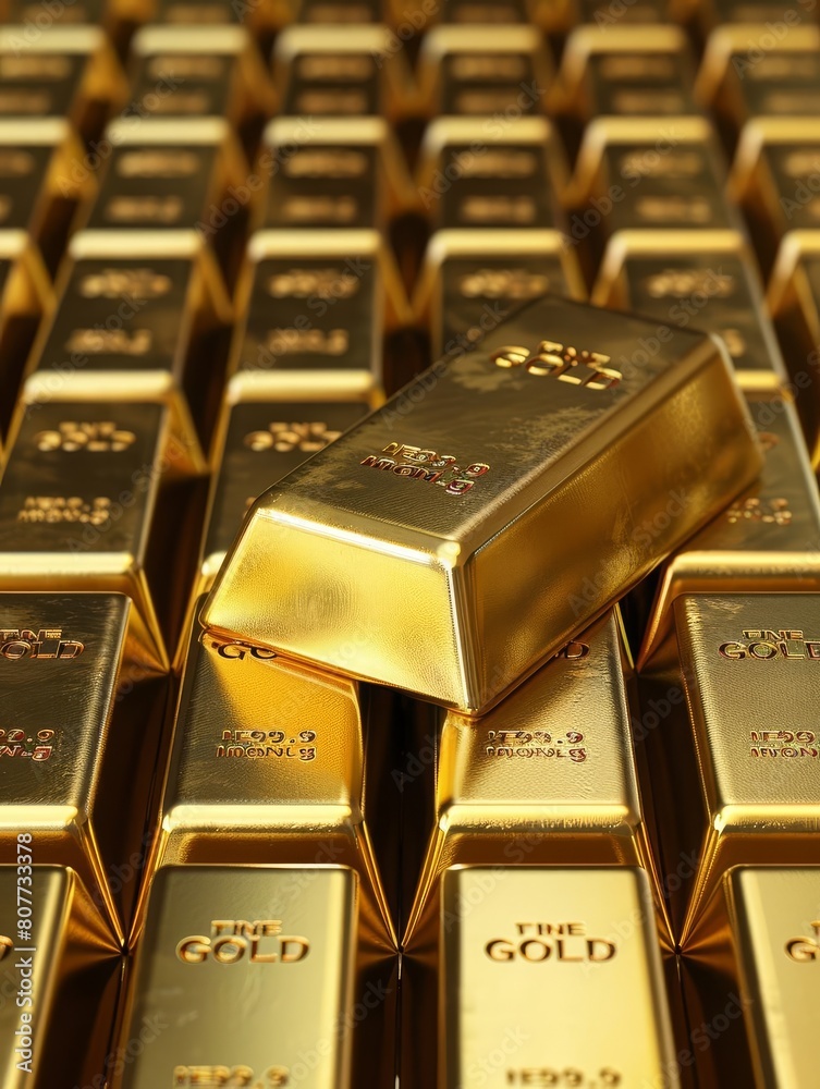 Gold bullion bar on dark background Large cast investment gold ingot Swiss gold Business and finance Gold bullion bar on dark background Large cast investment gold ingot Swiss gold Business and finance