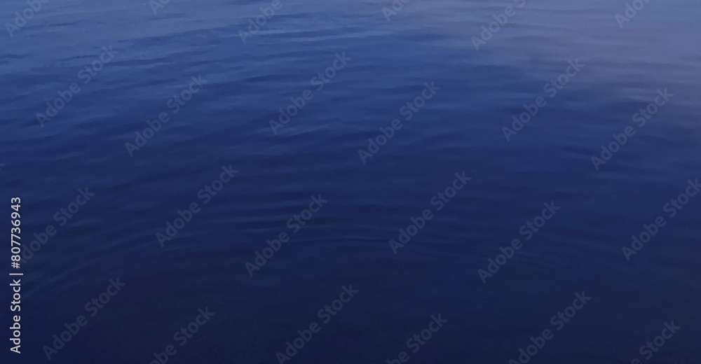 Blue gradient background illustration, waves, underwater, water surface Blue gradient background illustration, waves, underwater, water surface