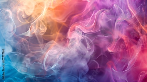 Multicolored smoked Glass Background